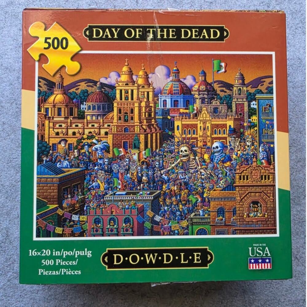 Dowdle Day of the Dead Puzzle – 500 Pieces (Complete)